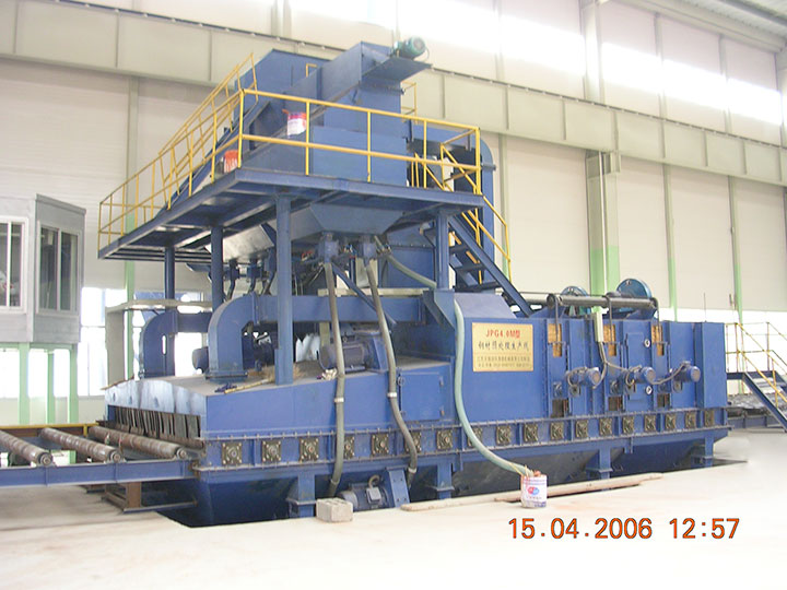 廣東中山船廠JPG3.5M-12預處理生產(chǎn)線